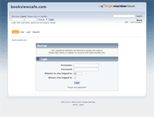Tablet Screenshot of mforum.bookviewcafe.com